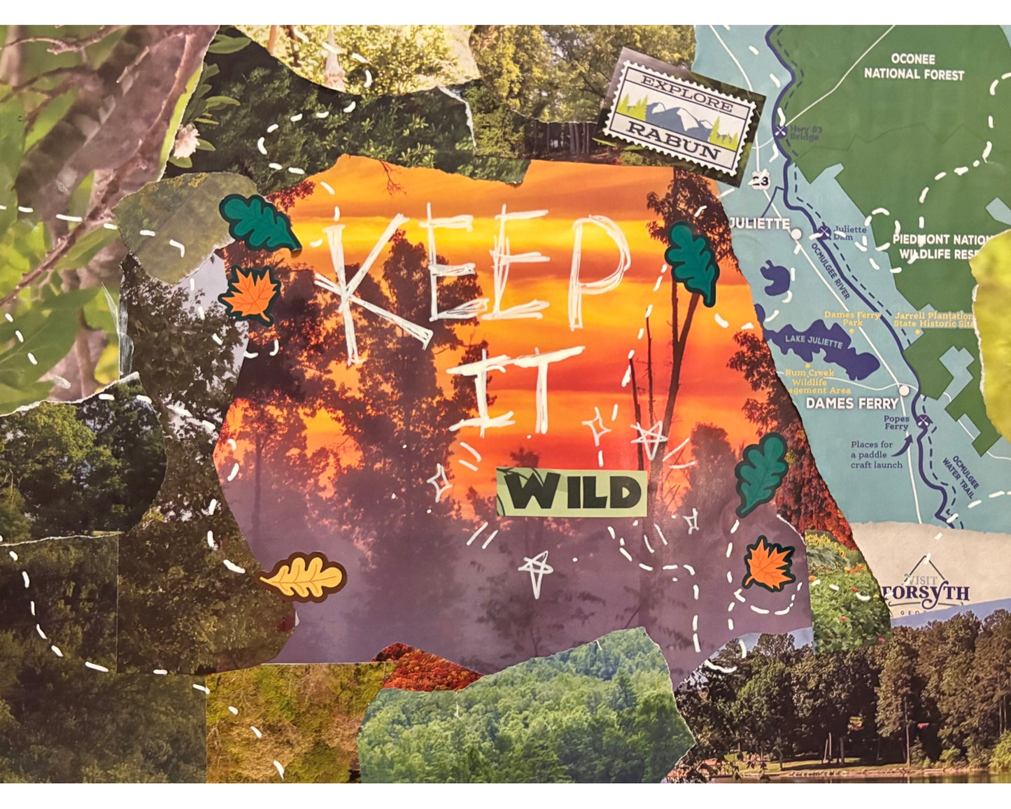 Keep it wild - nature print