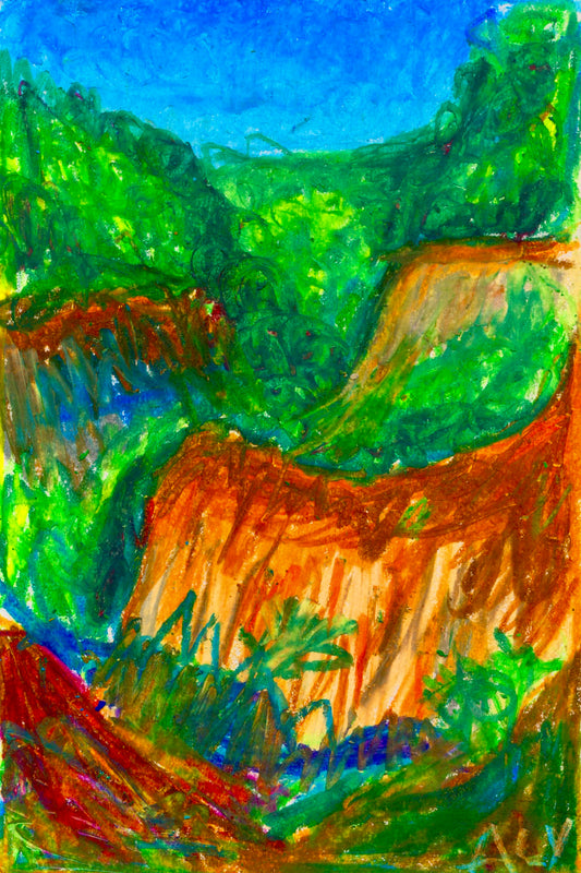 Vince the Canyon - 3.5x5 in, print